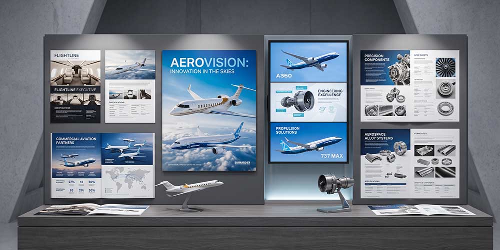 Aerospace marketing work by The Design Equation in Los Angeles