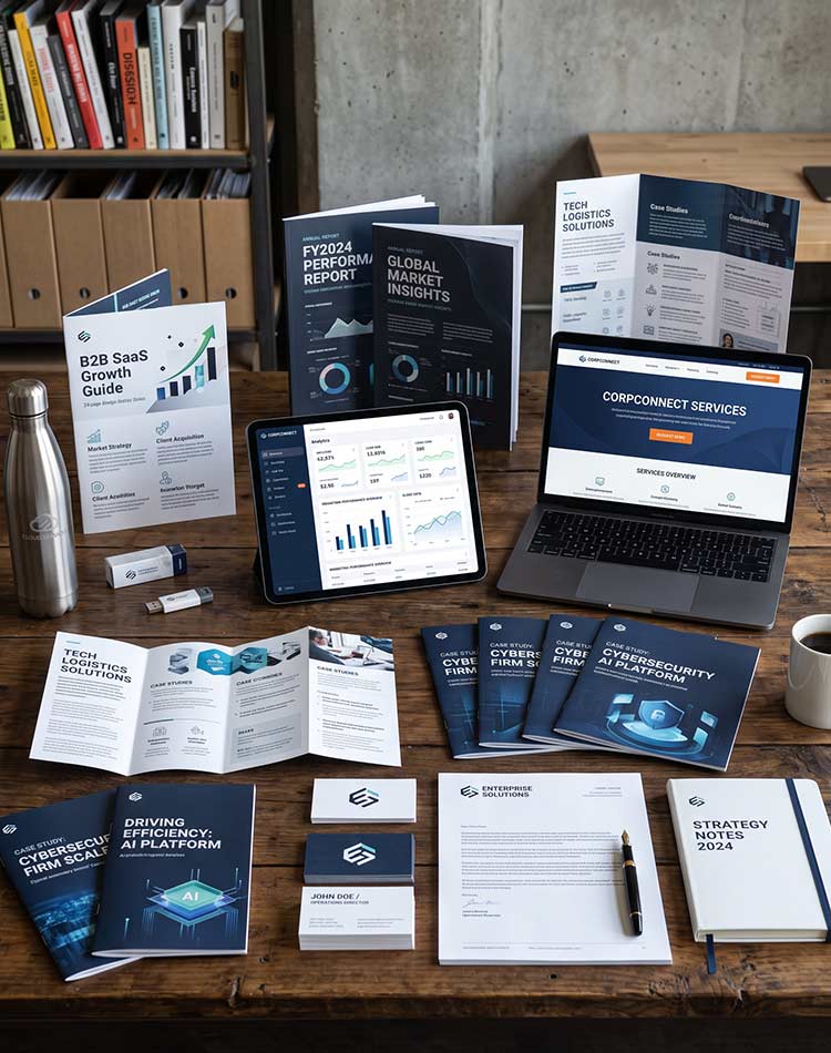 High-end B2B marketing craft from The Design Equation