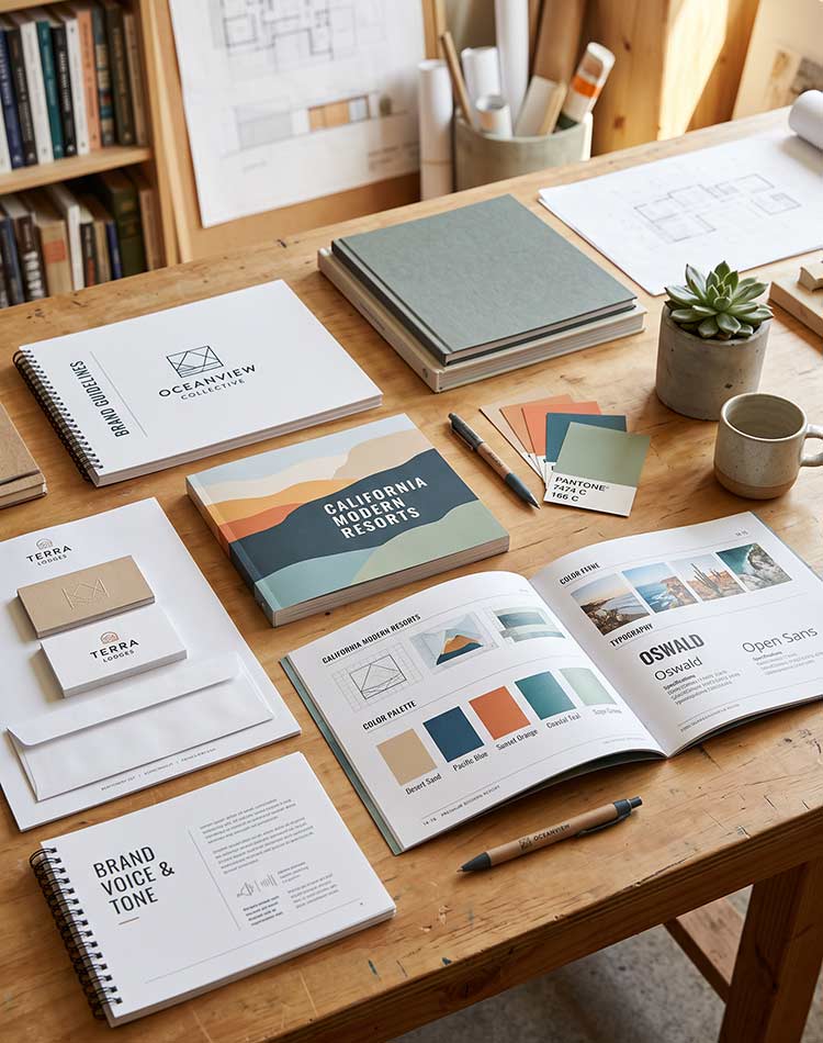 High-end brand guideline craft from The Design Equation