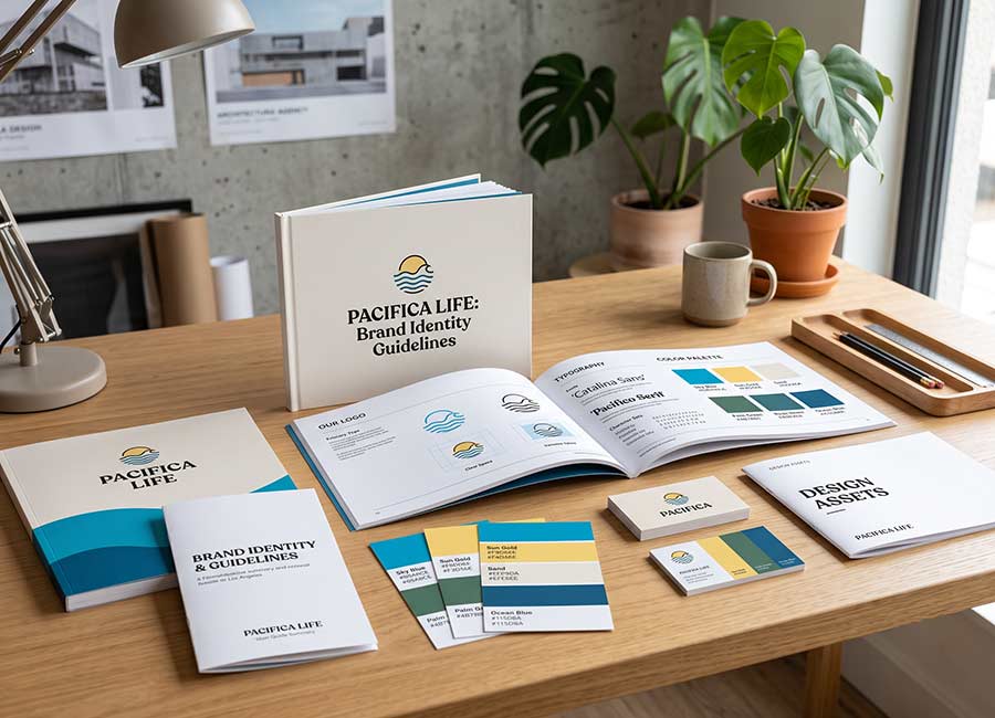 The Design Equation building brand guidelines in Los Angeles