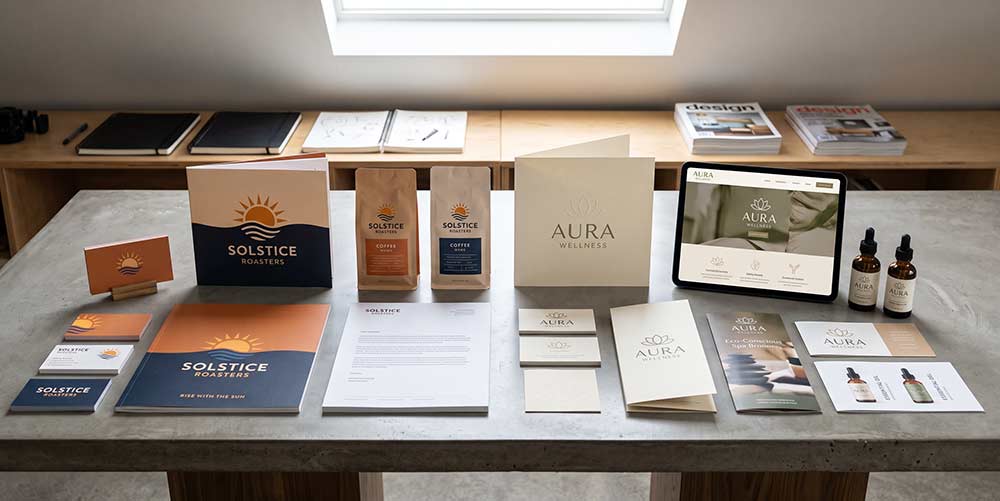 Brand identity design work by The Design Equation in Los Angeles