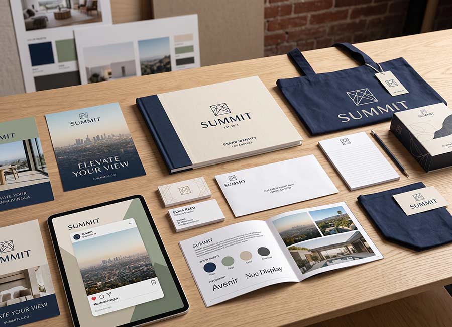 The Design Equation designing a brand identity in Los Angeles