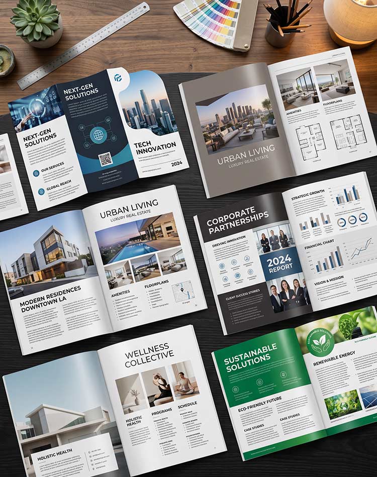 Print precision brochure design from The Design Equation