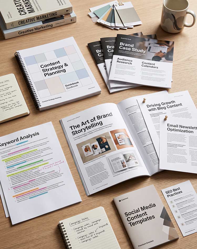 Consistent content marketing output from The Design Equation