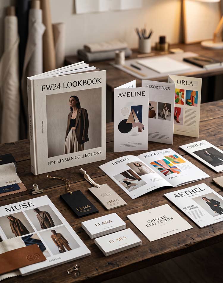 Consistent fashion branding from The Design Equation