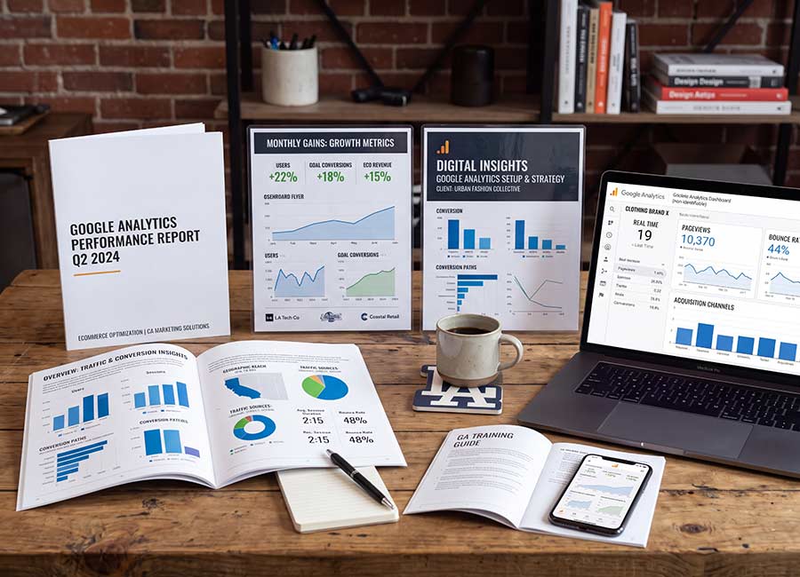 The Design Equation configuring Google Analytics in Los Angeles