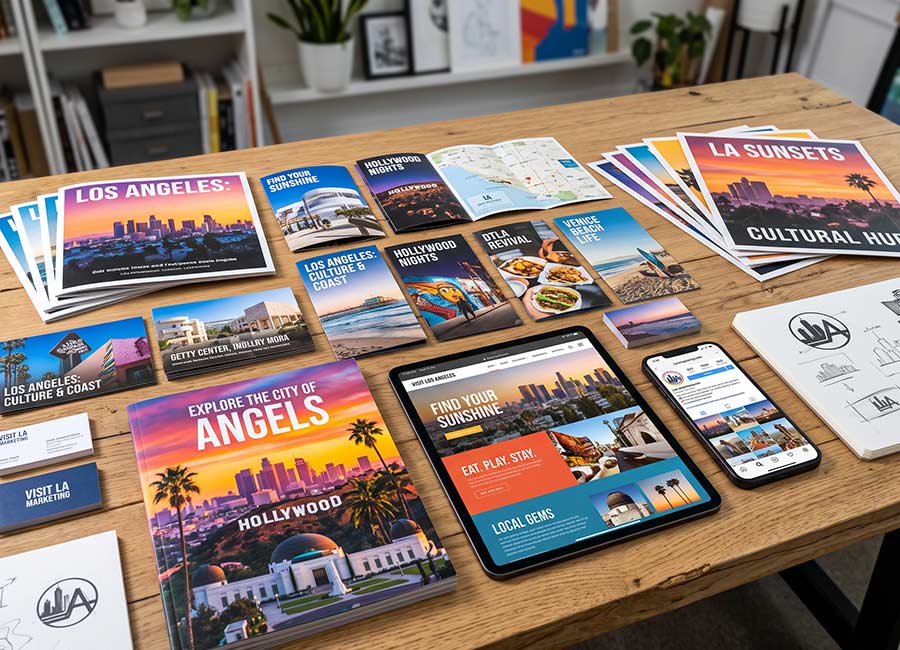 The Design Equation working on tourism marketing in Los Angeles