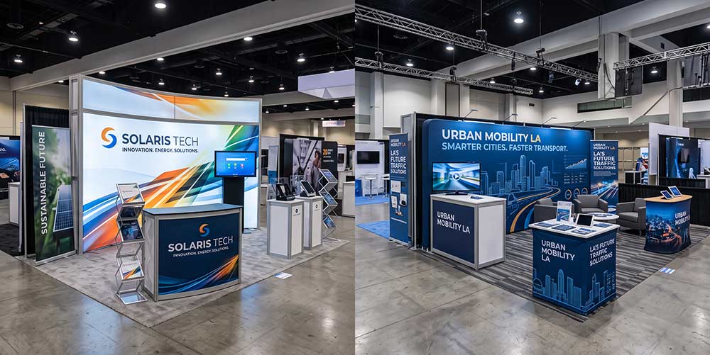 Trade show display design work by The Design Equation in Los Angeles