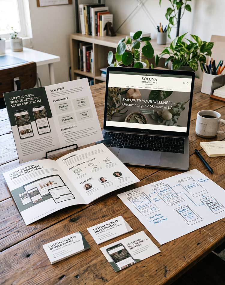High-end website development craft from The Design Equation